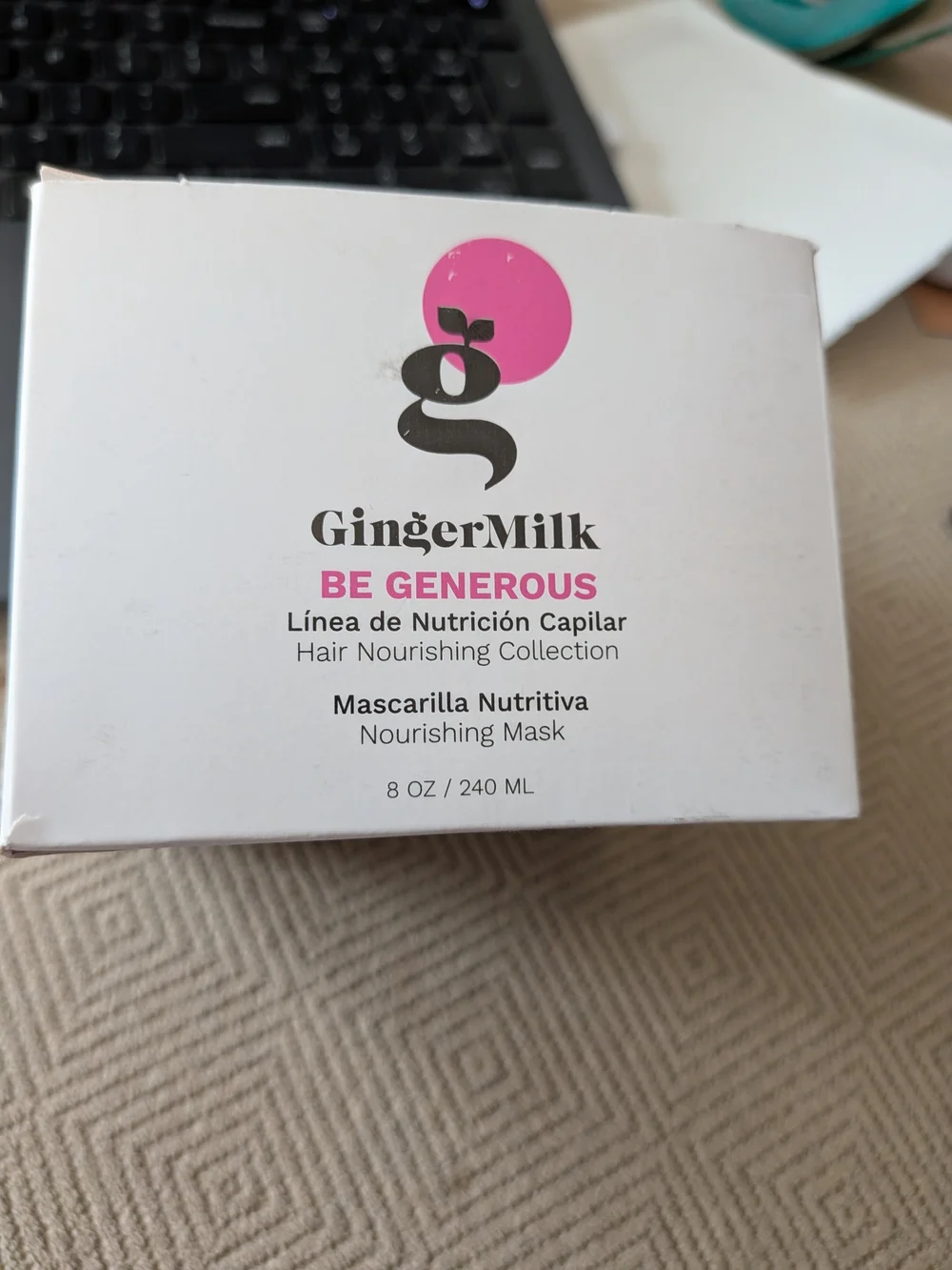Ginger Milk Be Generous Nourishing Hair Mask